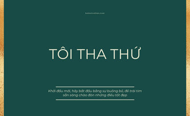Tôi tha thứ