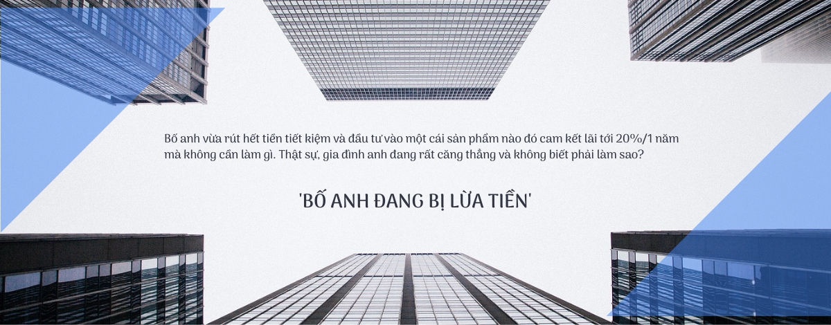 'Bố anh đang bị lừa tiền'