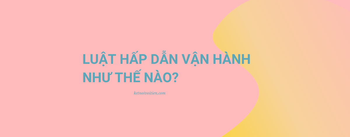 Luật hấp dẫn vận hành như thế nào?