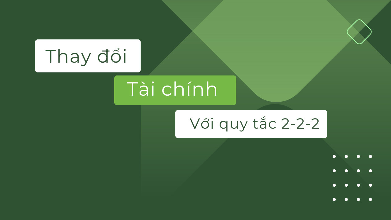 Thay đổi tài chính với quy tắc 2-2-2